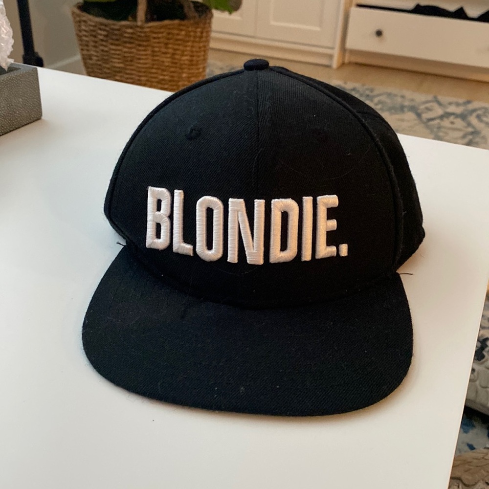 ASVP “Blondie” adjustable black hat.